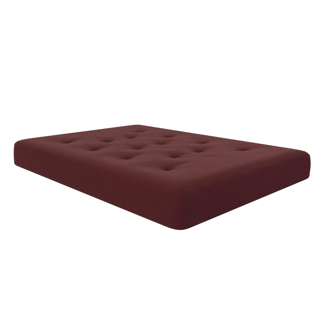 innerspring coil futon mattress - Burgundy - Full