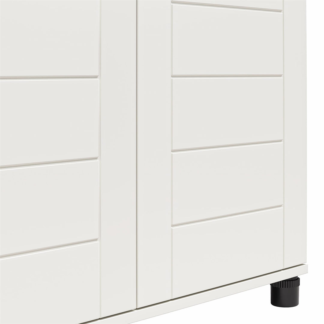 Kitchen and Bedroom Shiplap Organizer - white