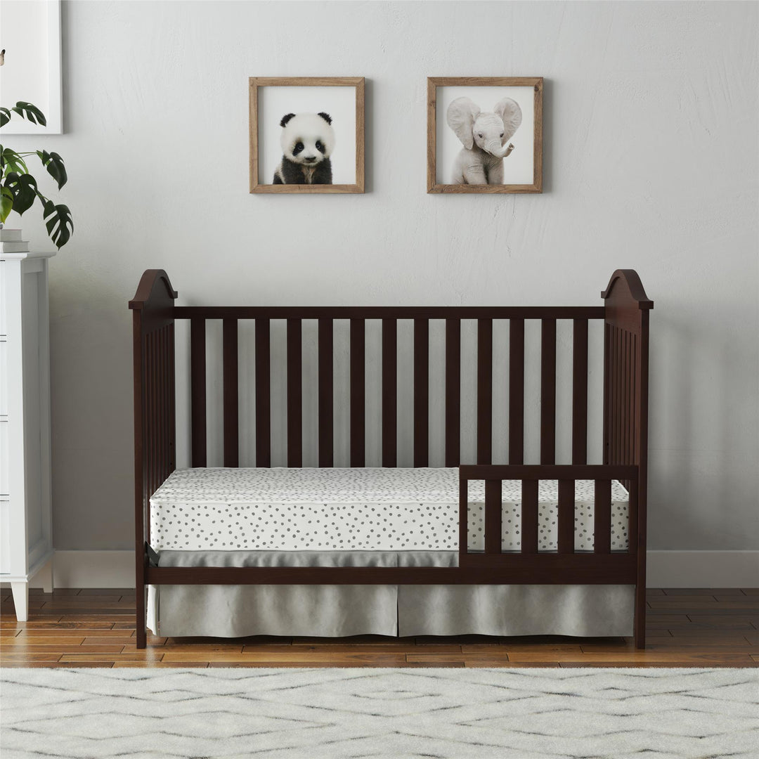 Adele Toddler Guardrail to Convert Crib into a Toddler Bed - Espresso