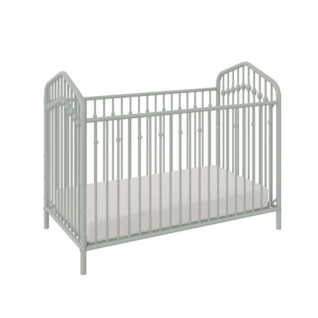 Bushwick Metal Crib - Sage
