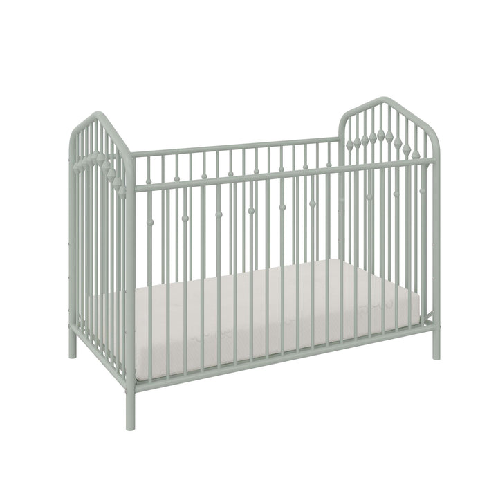 Bushwick Metal Crib - Sage