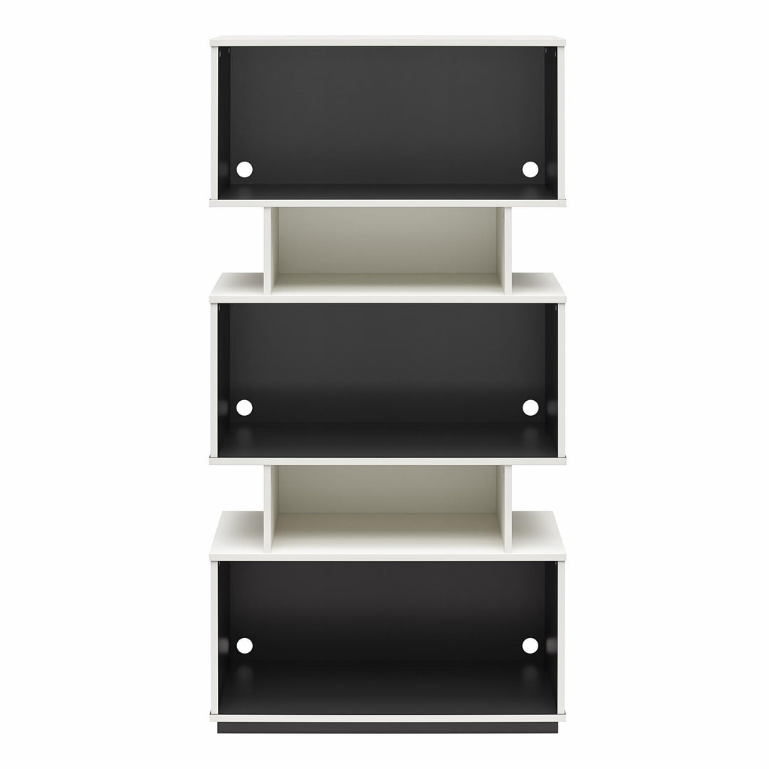 Shadow Gaming Storage Unit Bookcase  -  White