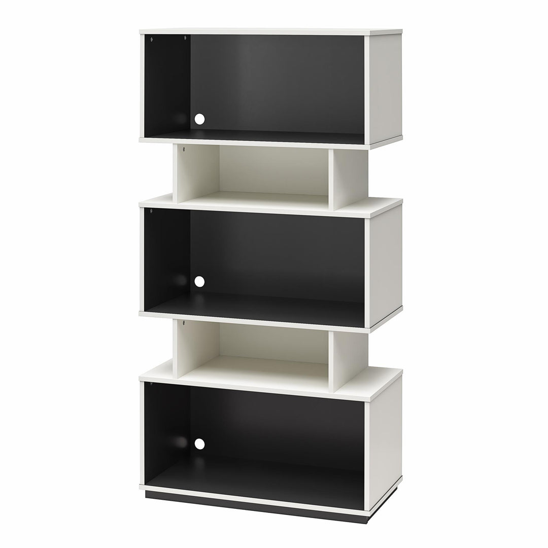 Modern bookcase for gaming enthusiasts -  White