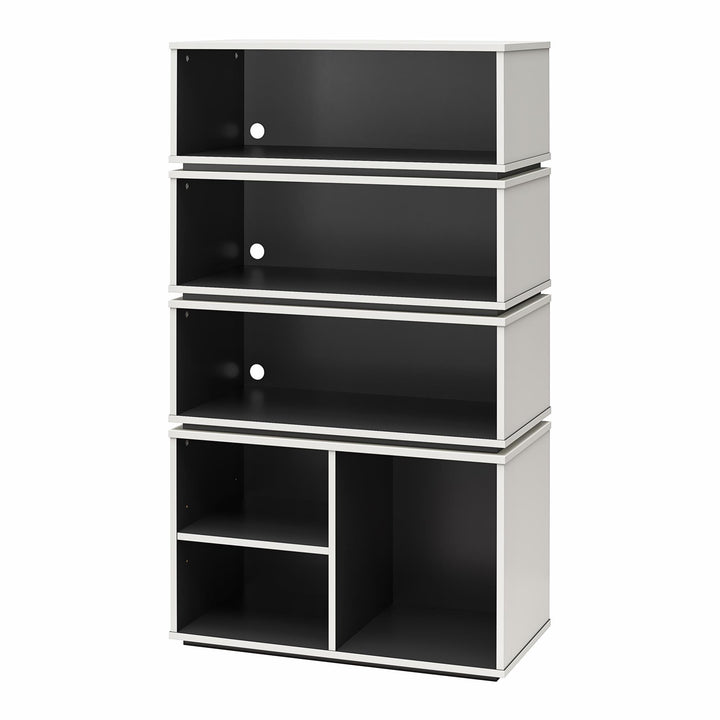 Shadow Gaming & Collectable Display Storage Bookcase - White