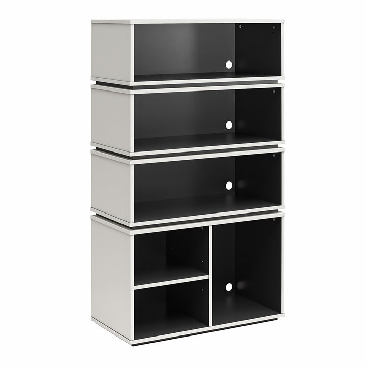 Shadow Gaming & Collectable Display Storage Bookcase - White