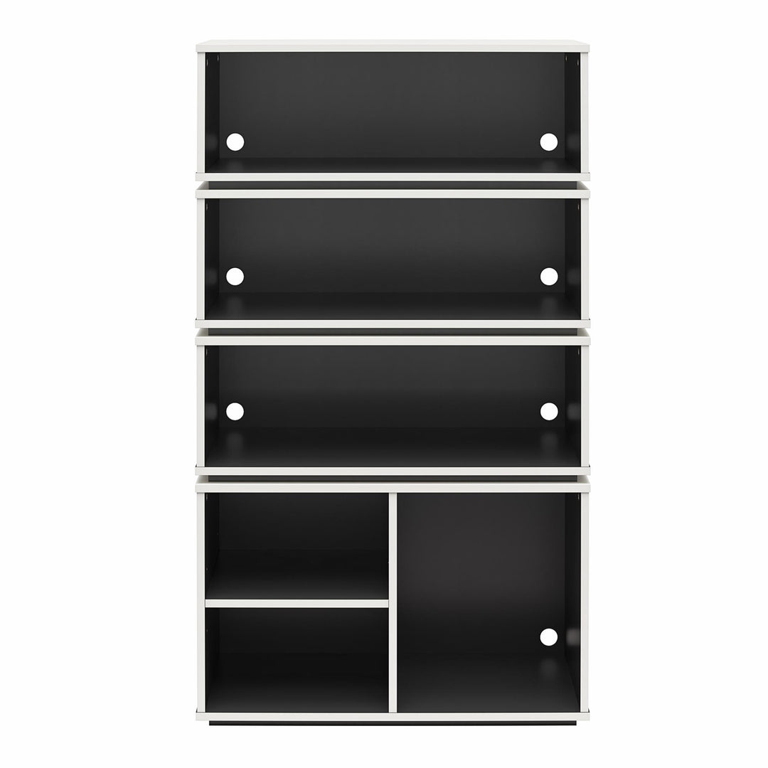 Shadow Gaming & Collectable Display Storage Bookcase  -  White