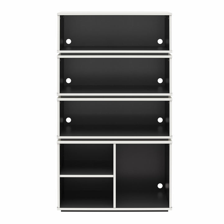 Shadow Gaming & Collectable Display Storage Bookcase  -  White