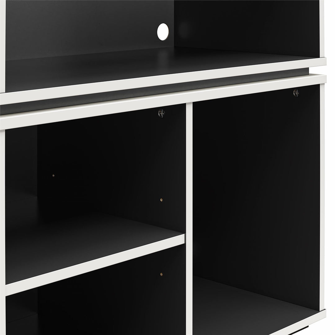 Shadow Gaming & Collectable Display Storage Bookcase - White