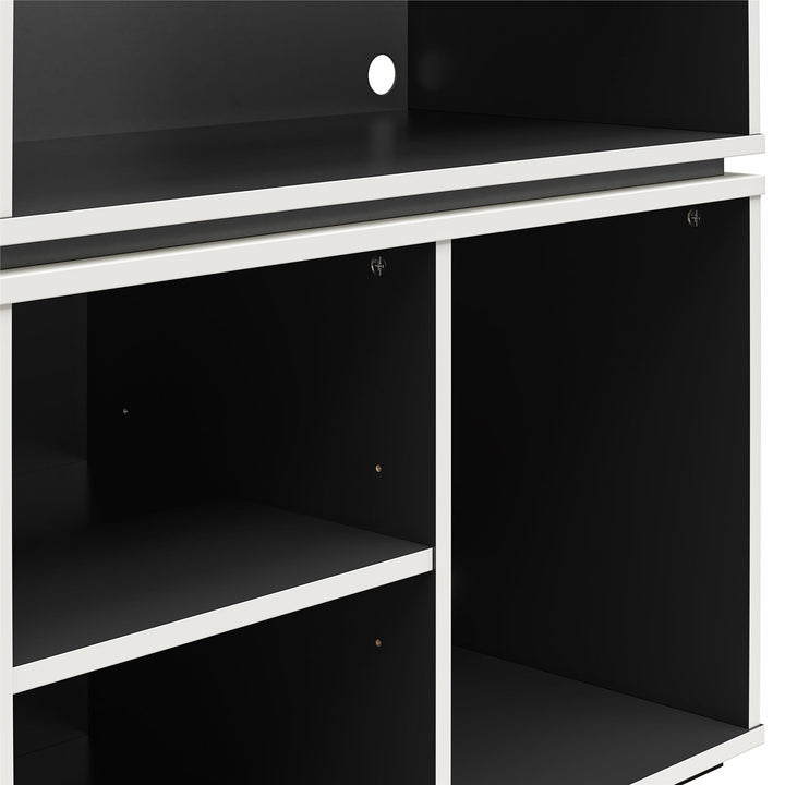 Shadow Gaming & Collectable Display Storage Bookcase - White