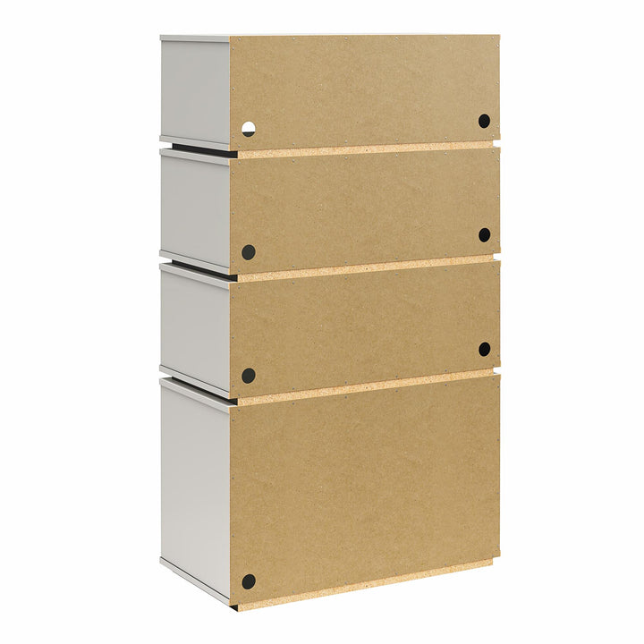 Shadow Gaming & Collectable Display Storage Bookcase - White