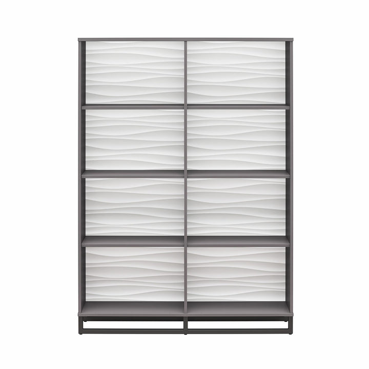 2 sided bookshelf partition - Graphite