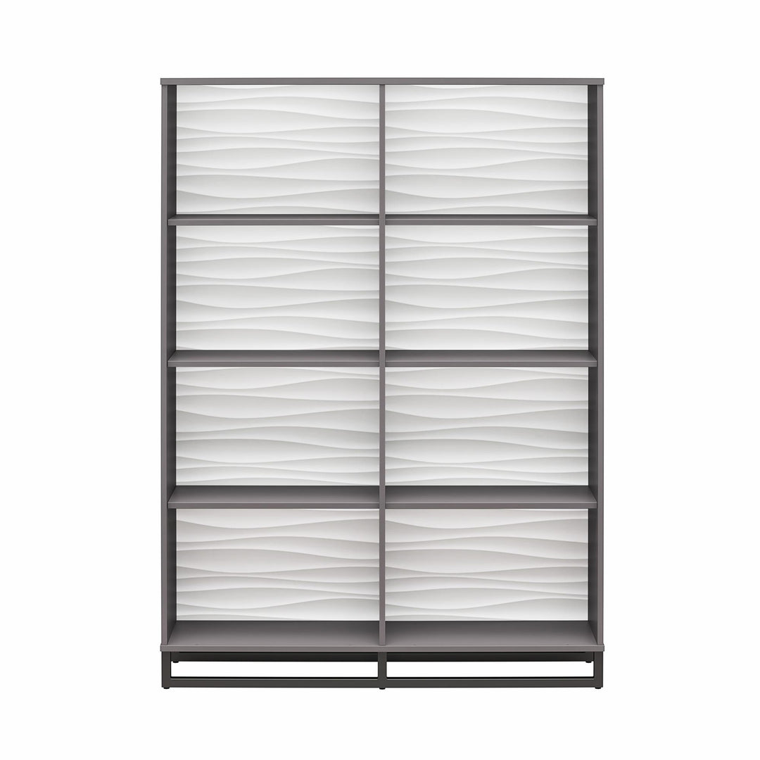2 sided bookshelf partition - Graphite