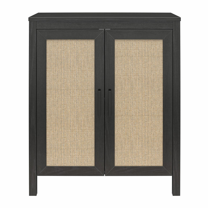 Wimberly 2 Door Accent Cabinet - Black Oak