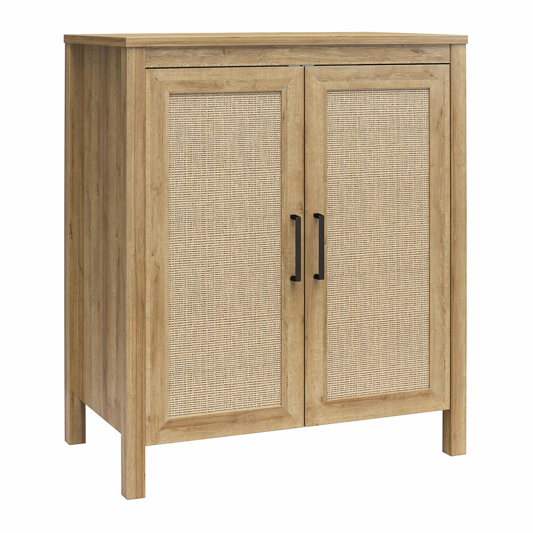 2-Door accent cabinet for dining room - Natural