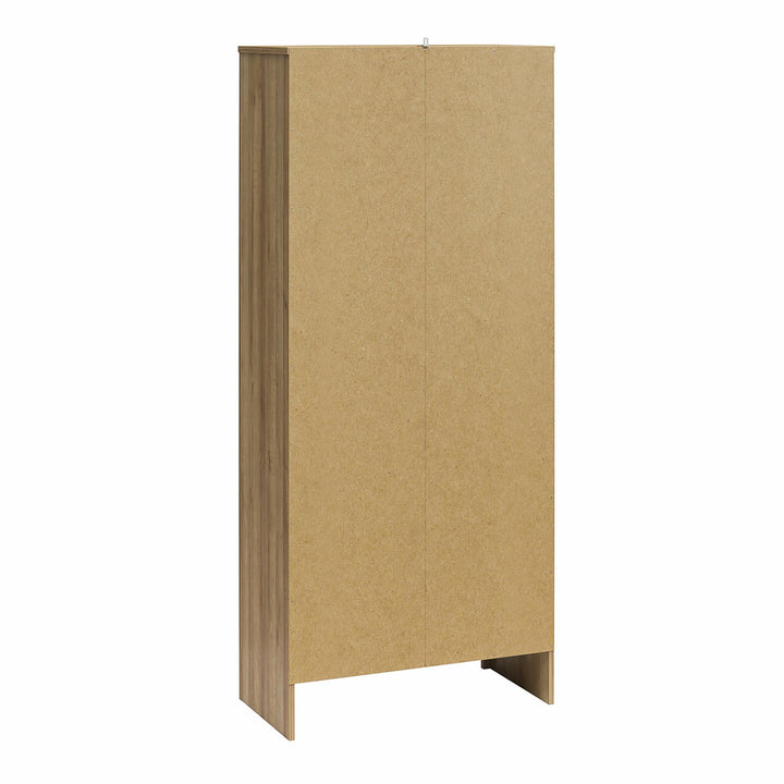 Amberly Tall 2 Door Cabinet with 4 Shelves - Natural