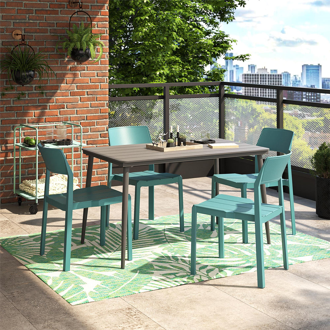  Poolside chitchat furniture - Charcoal - 1-Pack