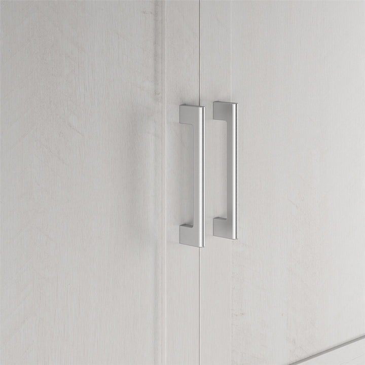 Adjustable Shelves Home Organizer - Ivory Oak