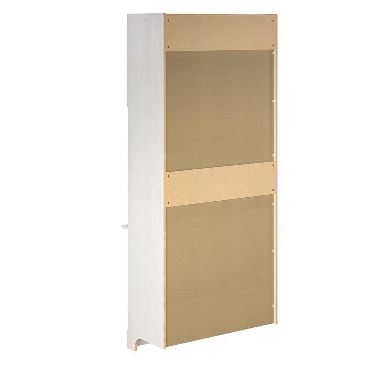 Concealed Dual-door Cabinet - Ivory Oak
