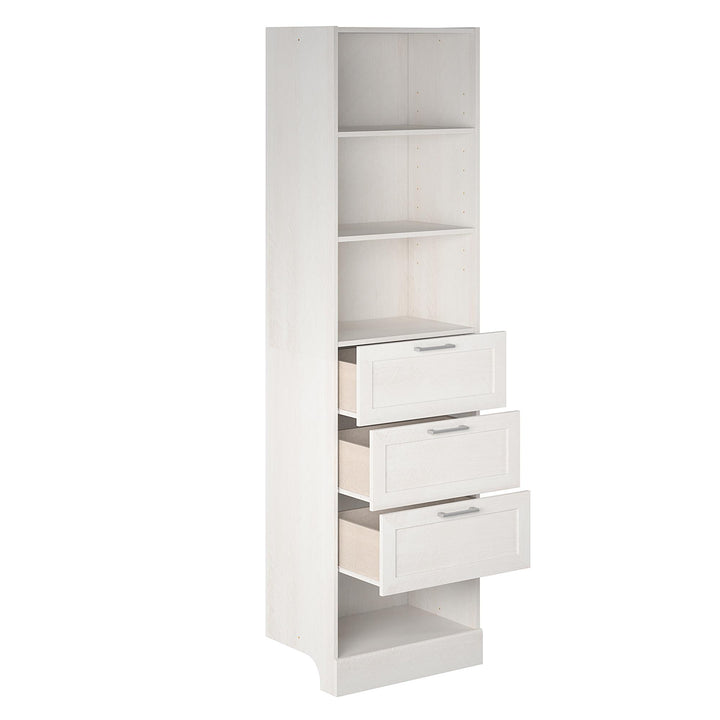 Eiler 3 Drawer Modular Closet Unit - Ivory Oak