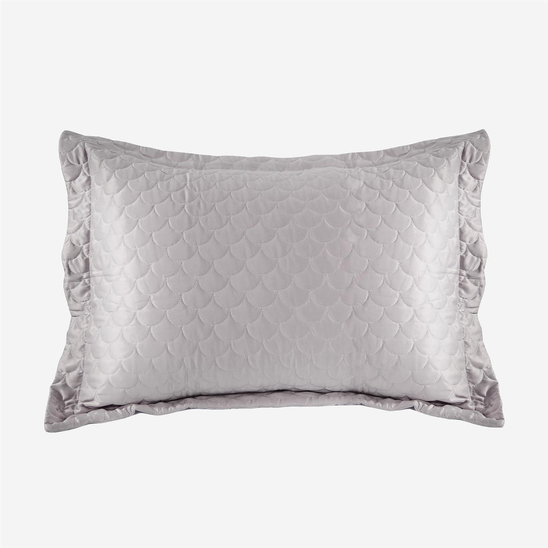 Cozy quilted pillow covers - Pewter - Standard