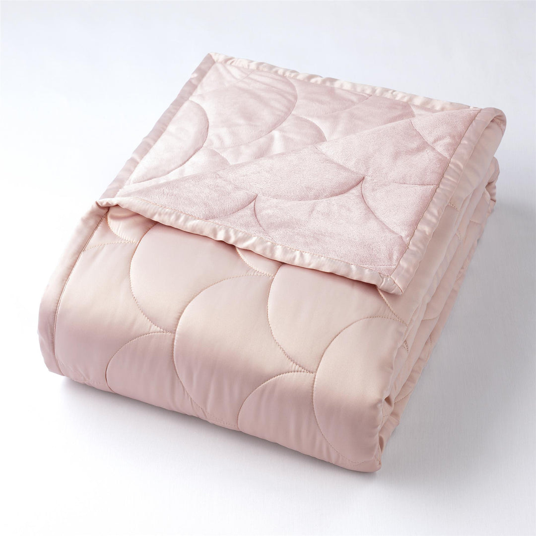 Luxurious down-alternative blankets - Rose - Twin