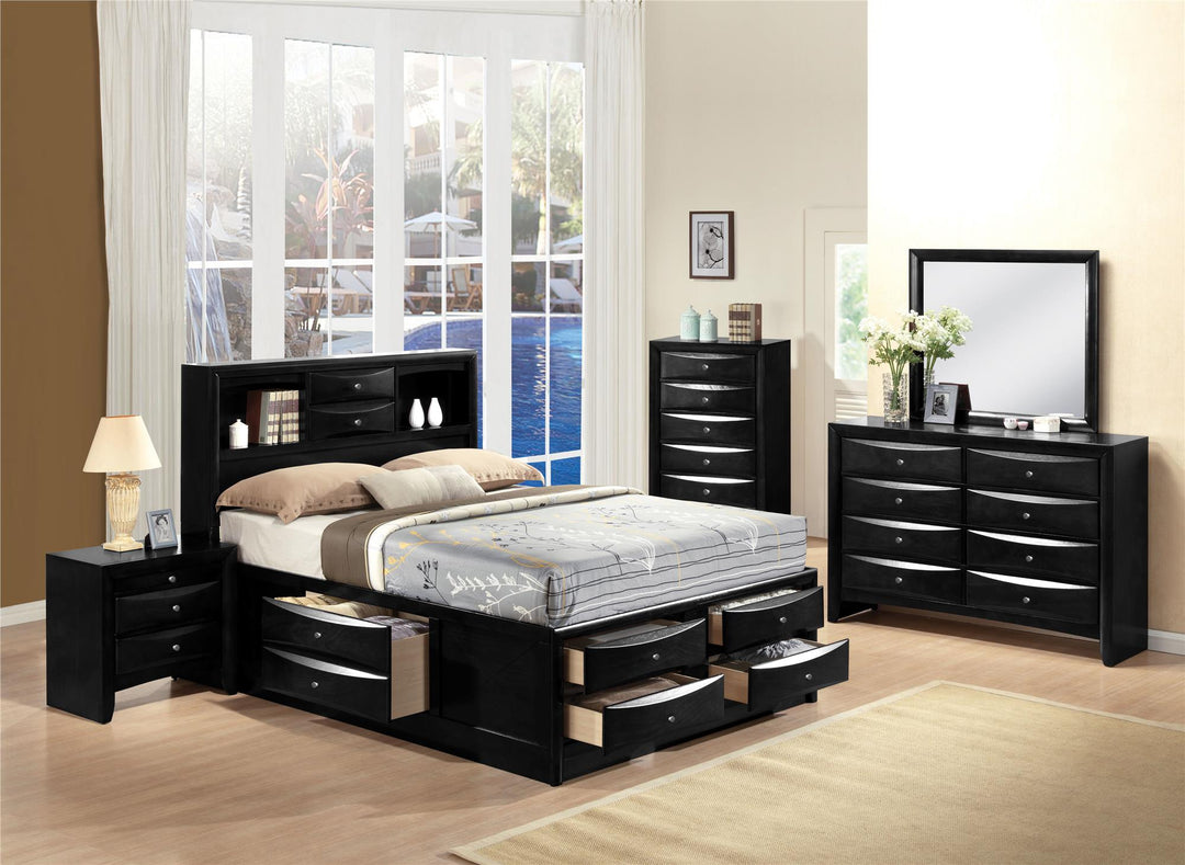 dovetail design dresser - Black