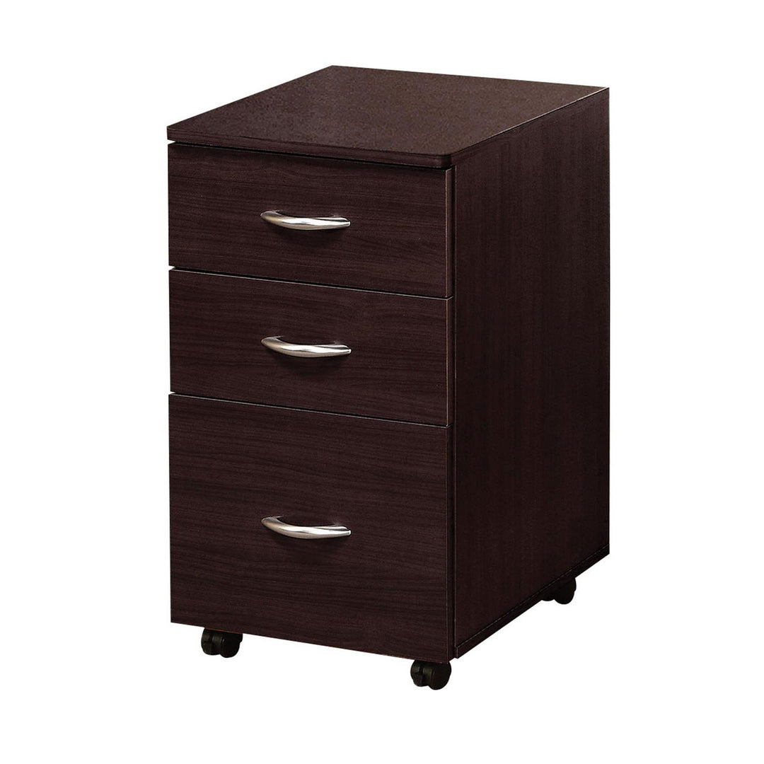 Marlow 3 Drawer Wood File Cabinet  -  N/A
