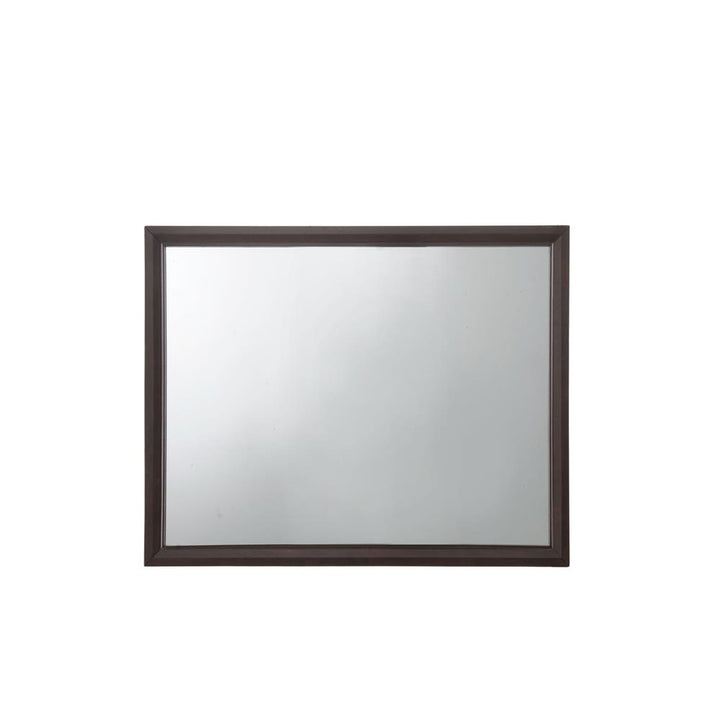Madison Wood Framed Rectagular Mirror  -  N/A