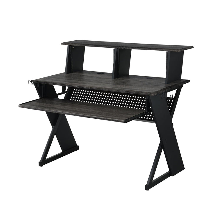 music keyboard desk - Black