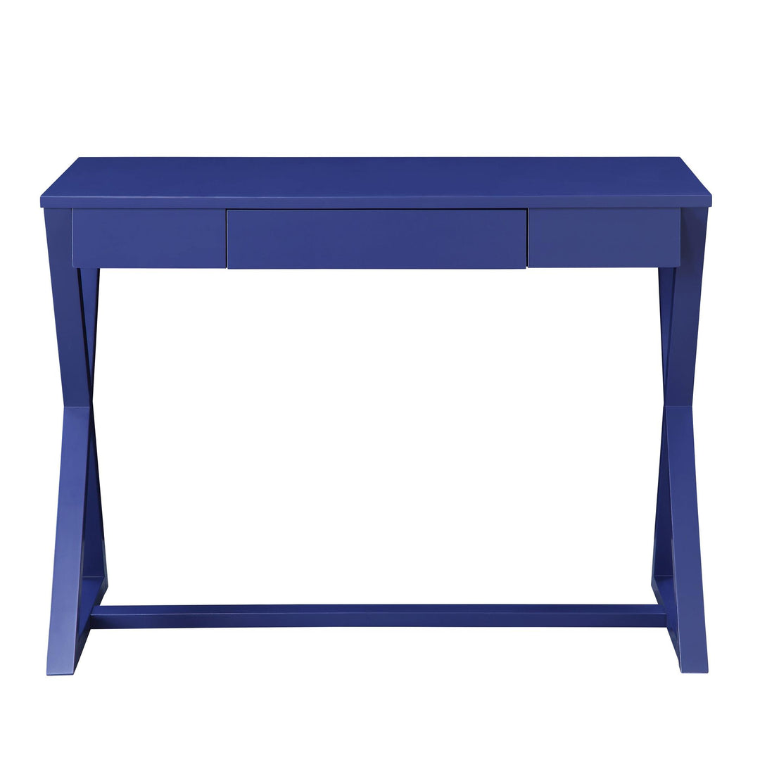 Compact Writing Desk with 1 Storage Drawer - Blue