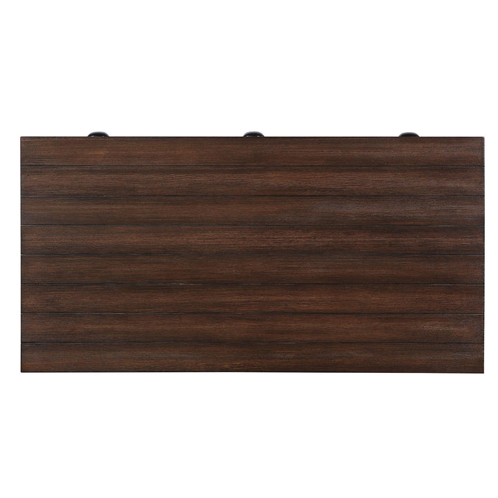 Contemporary writing desks with multiple drawers -  Espresso