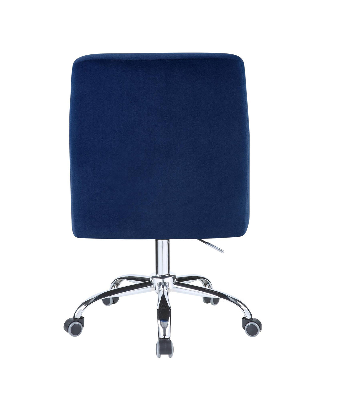 Velvet Office Chair with 5-star base caster - Blue