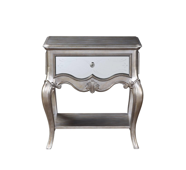 Esteban Nightstand with 1 Shelf and 1 Drawer  -  N/A