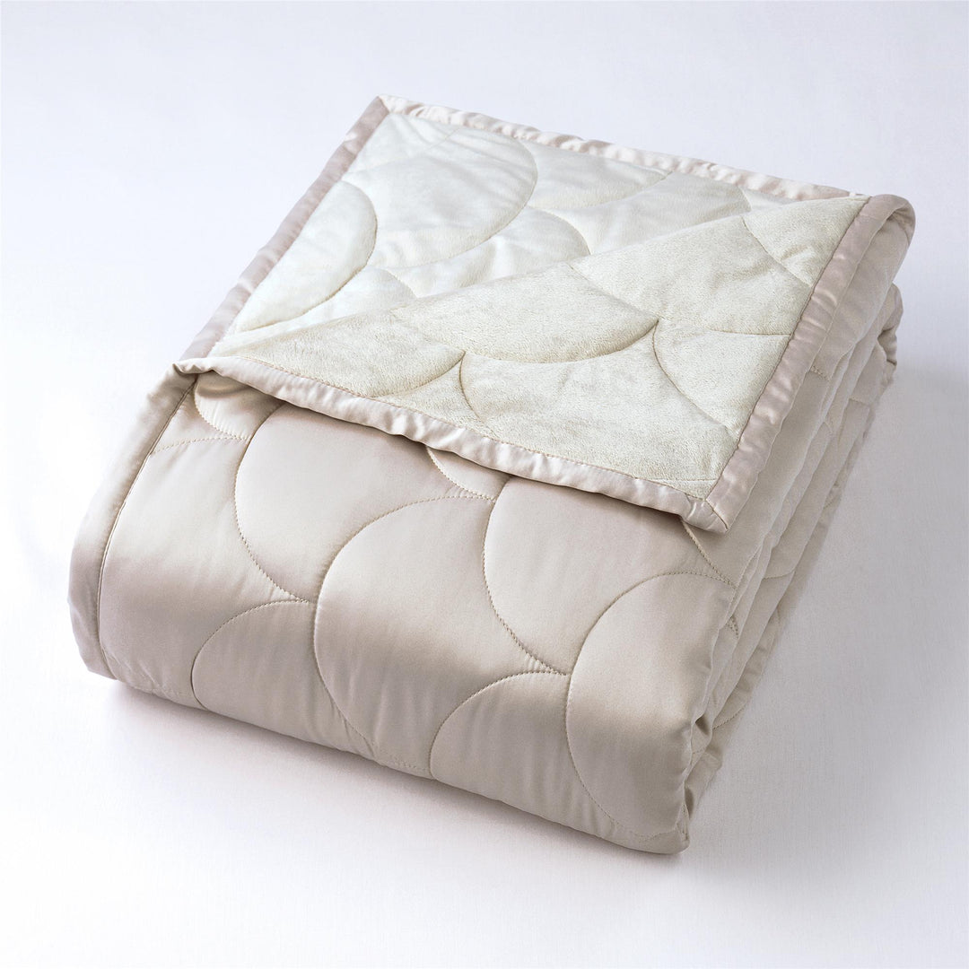 Velvet blanket comfort - Silver - Full/Queen