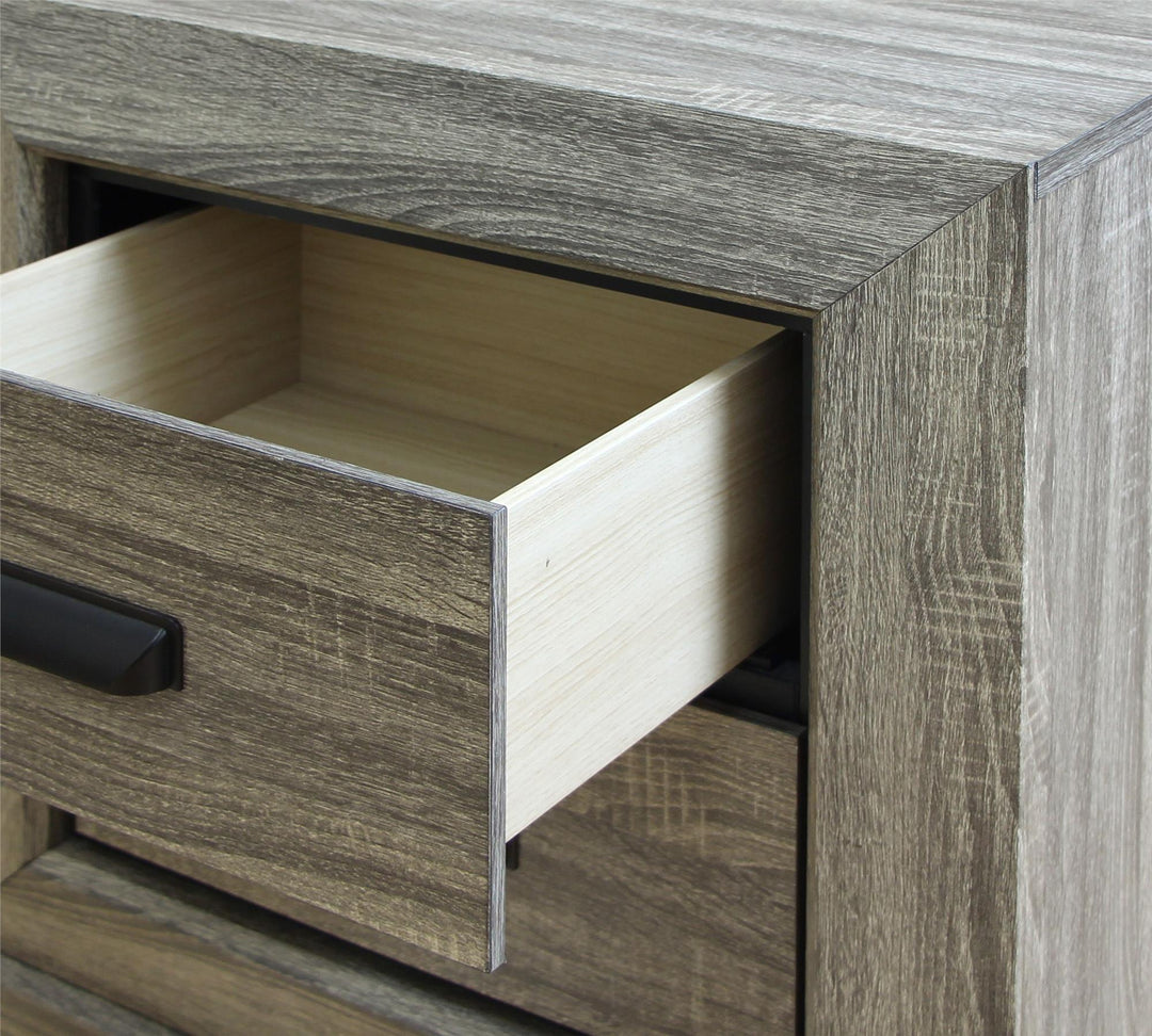 Two-drawer nightstand designs -  N/A