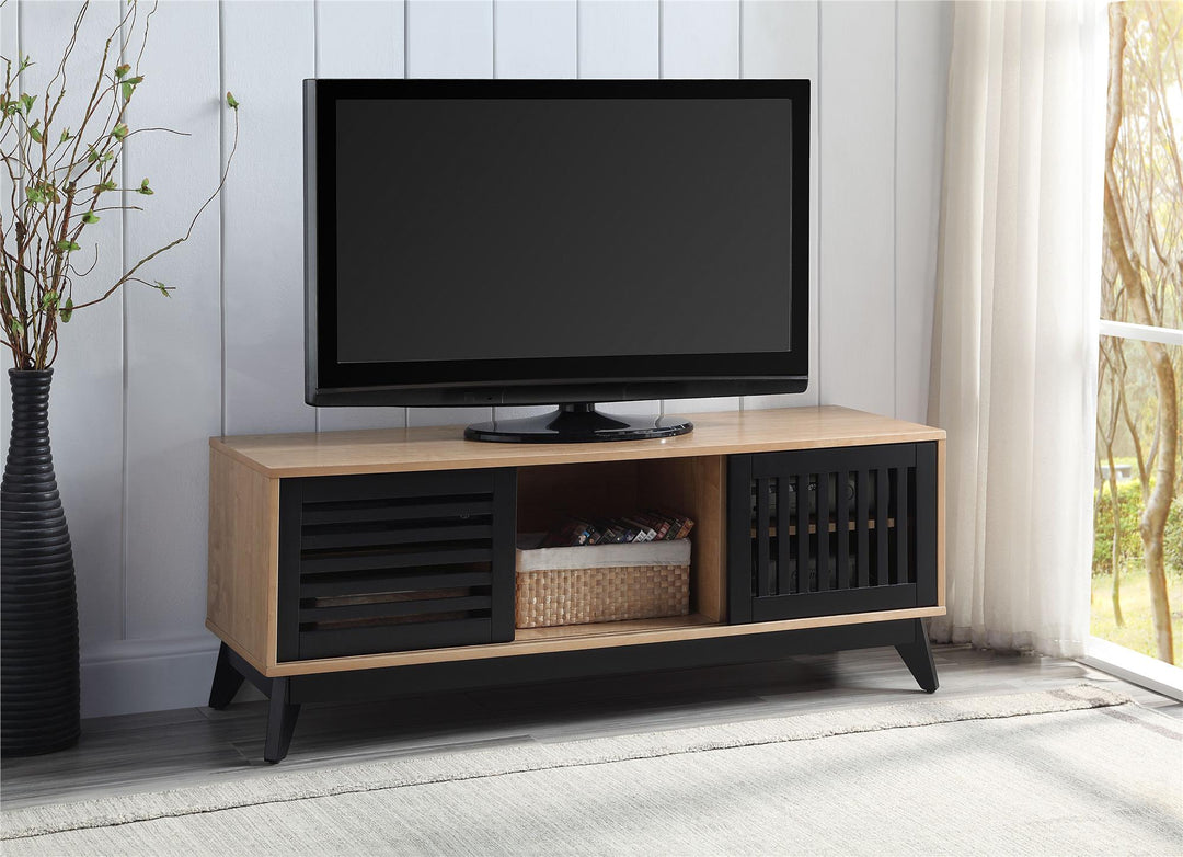 TV stands with open shelf design -  Natural