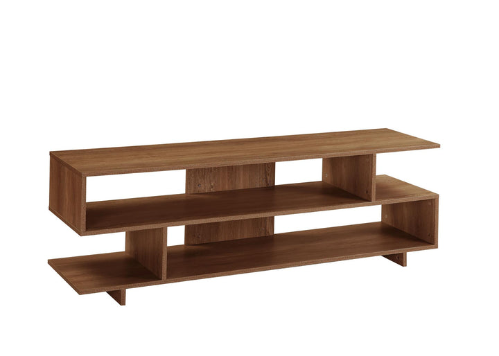 TV Stand with Storage for 65 Inch TV - Walnut