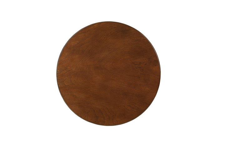Stylized Leg Side Table for Living Room - Walnut