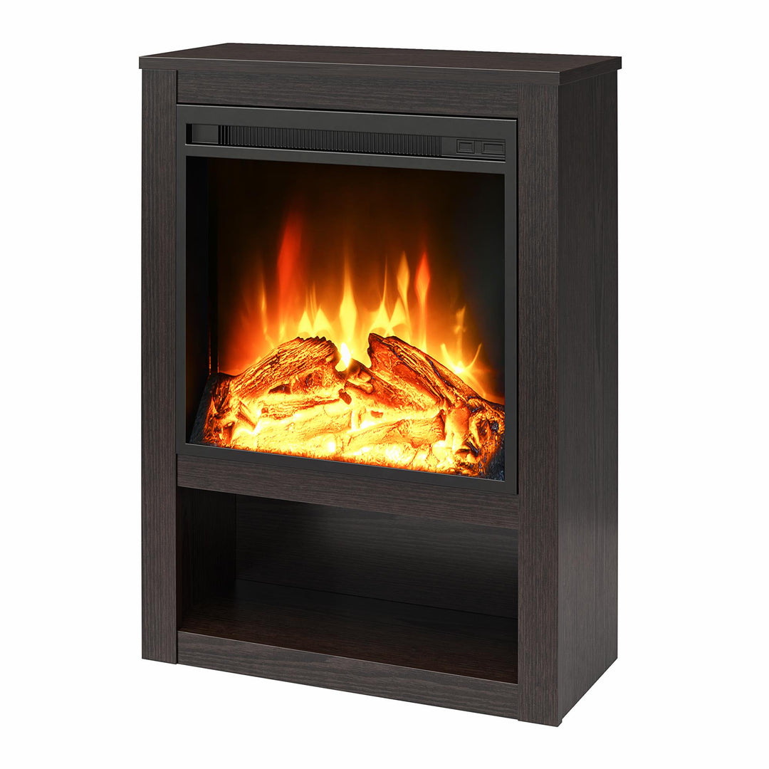 Clermont Electric Fireplace Mantel - Espresso