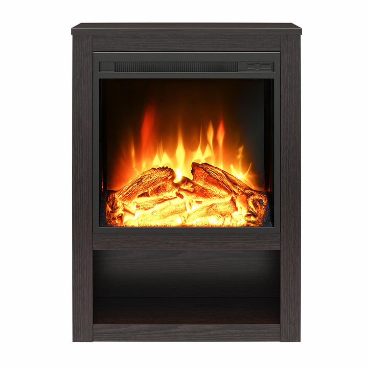 Clermont Electric Fireplace Mantel - Espresso