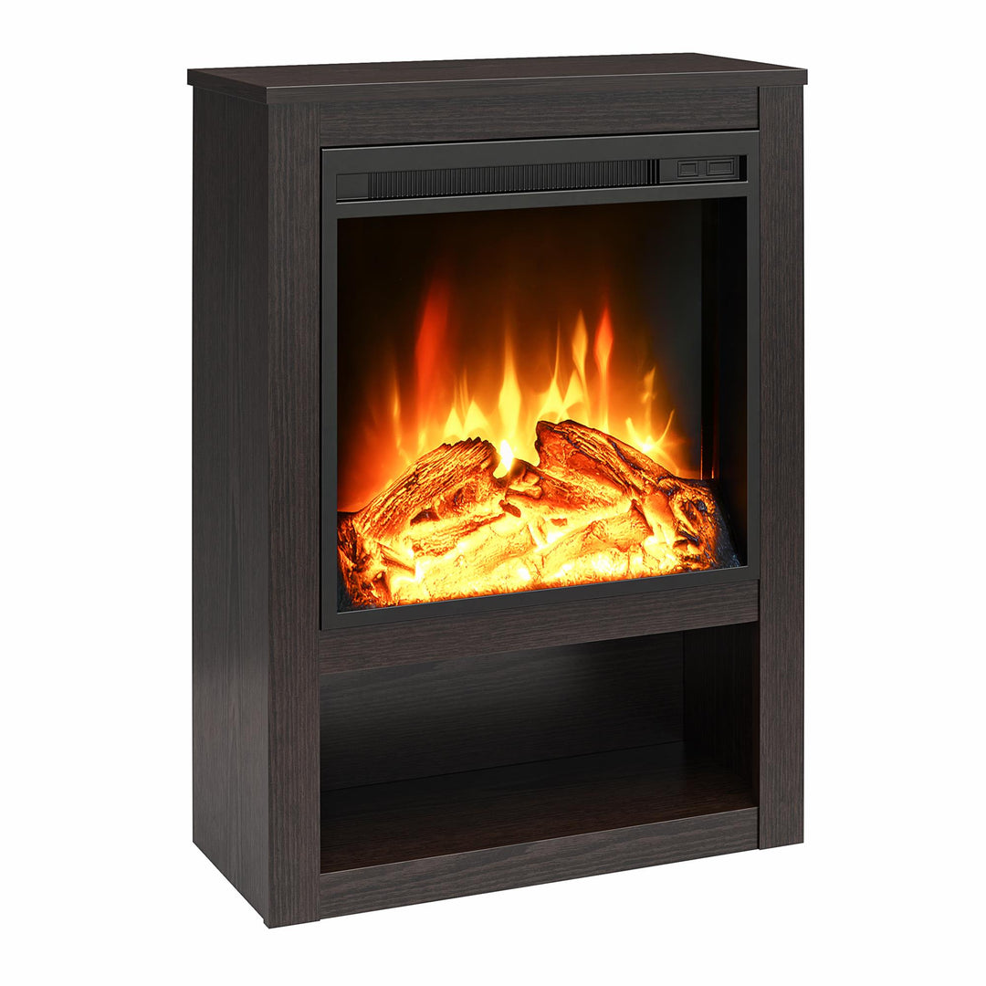 Clermont Electric Fireplace Mantel - Espresso