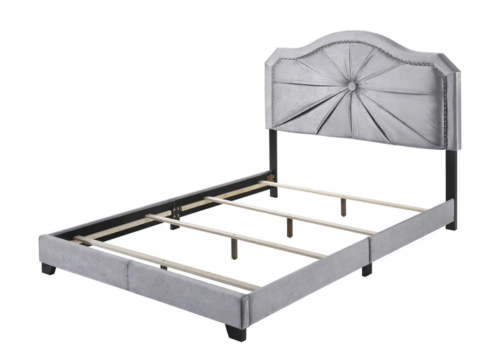 Frankie Panel Headboard Queen Bed  -  N/A