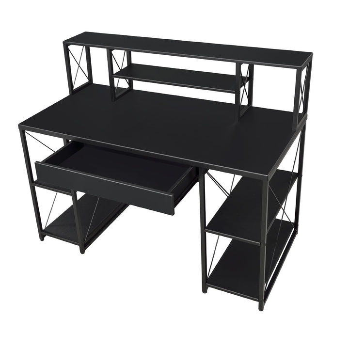 Recording Studio Furniture with Storage Drawer - Black