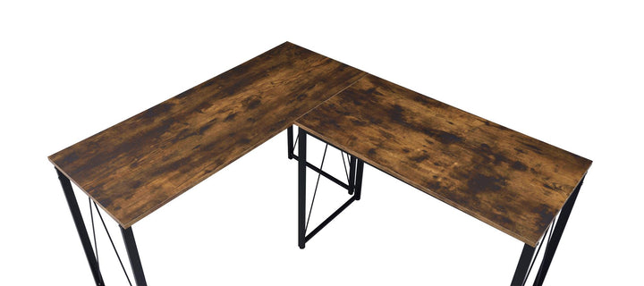 Stylish Rectangular Writing Desk work space - Weathered Oak