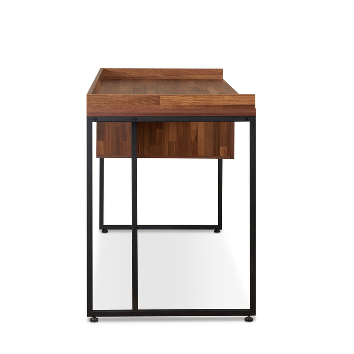Writing Desk with storage for home office - Walnut
