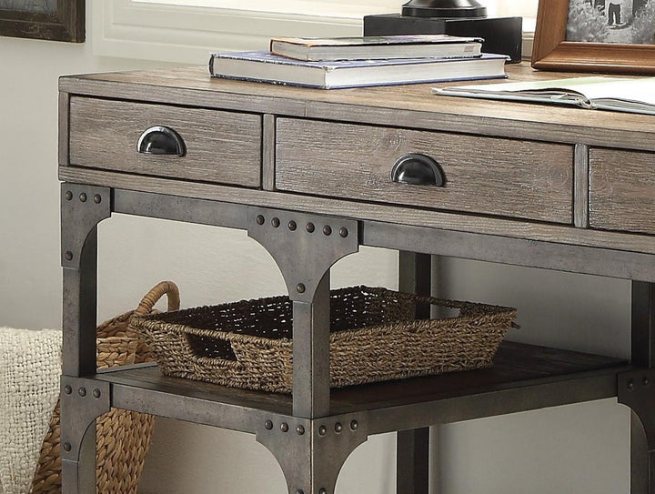 Gorden shelved desks for organized workspaces -  N/A