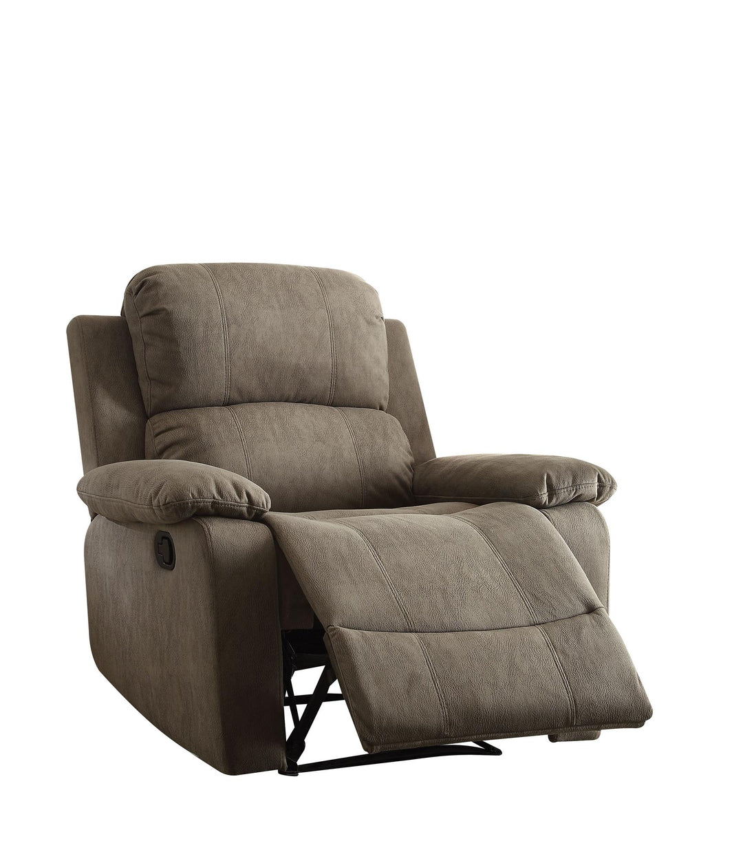 Recliner with Memory Foam Cushion - Gray