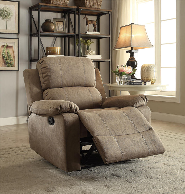 Memory Foam Recliner with Adjustable Motion - N/A