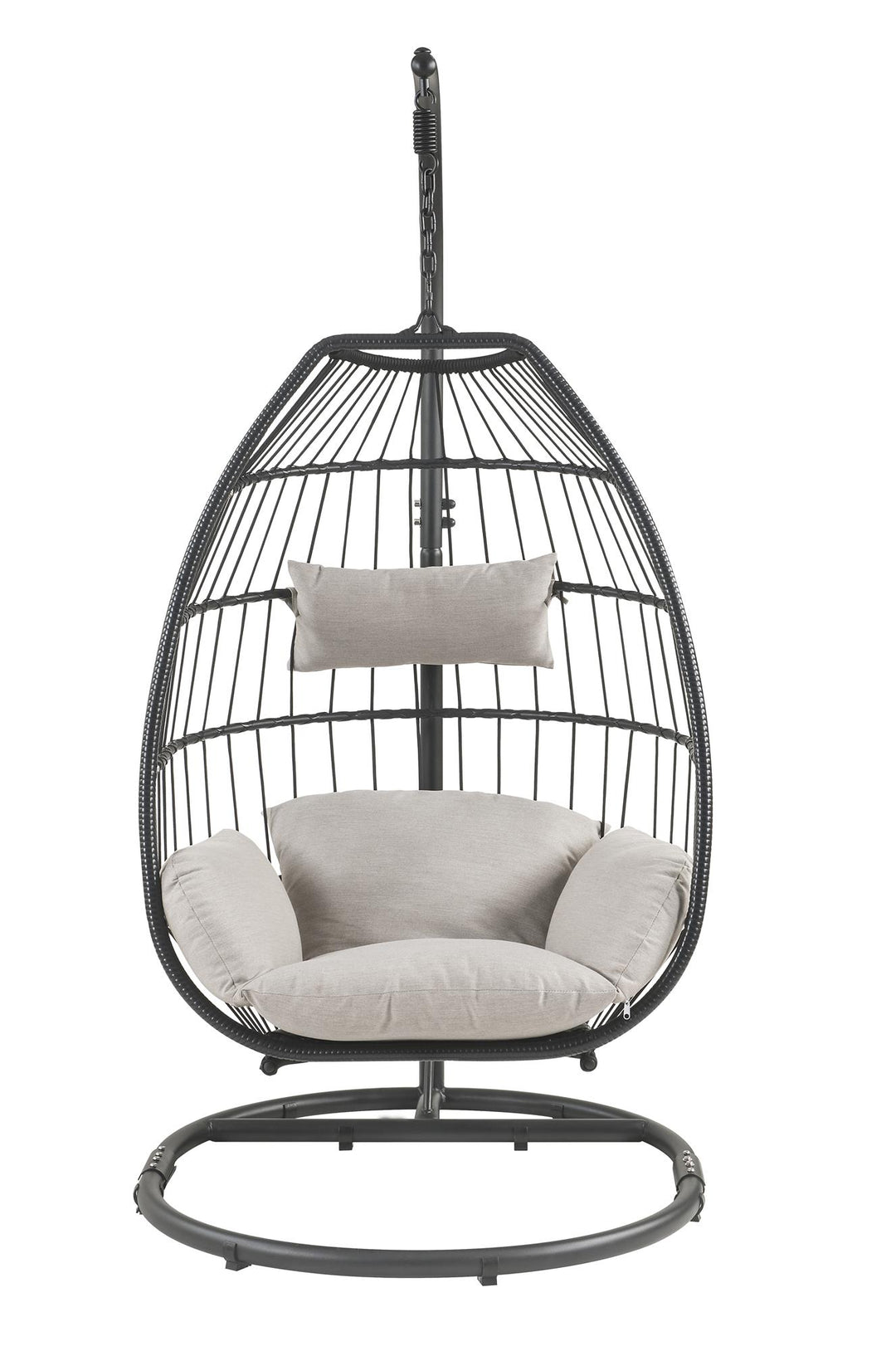 Oldi Patio Hanging Chair with Stand - Beige