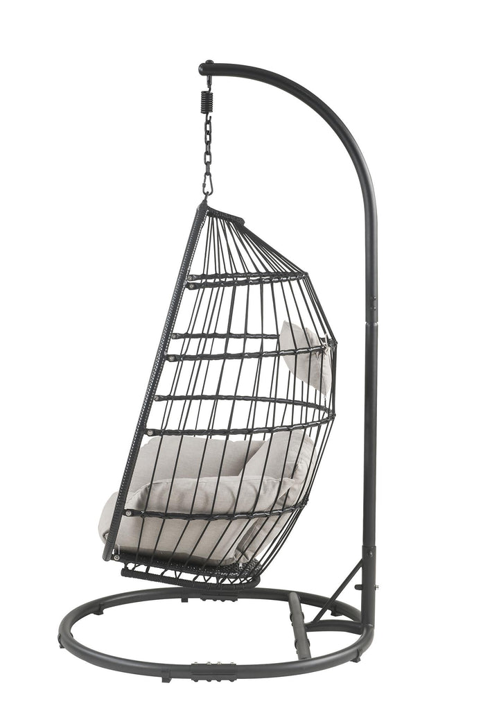 Hanging Chair with Stand and cushion - Beige